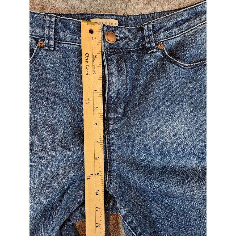 Coldwater Creek Brand Jeans Womens P10 (Measures 31x20) Medium Wash Cotton Blend - Picture 3 of 11